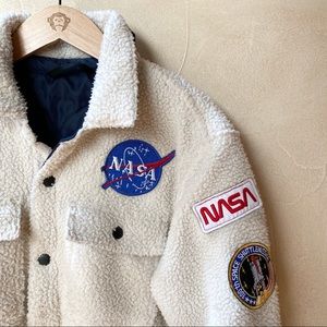 vintage NASA fleece overshirt